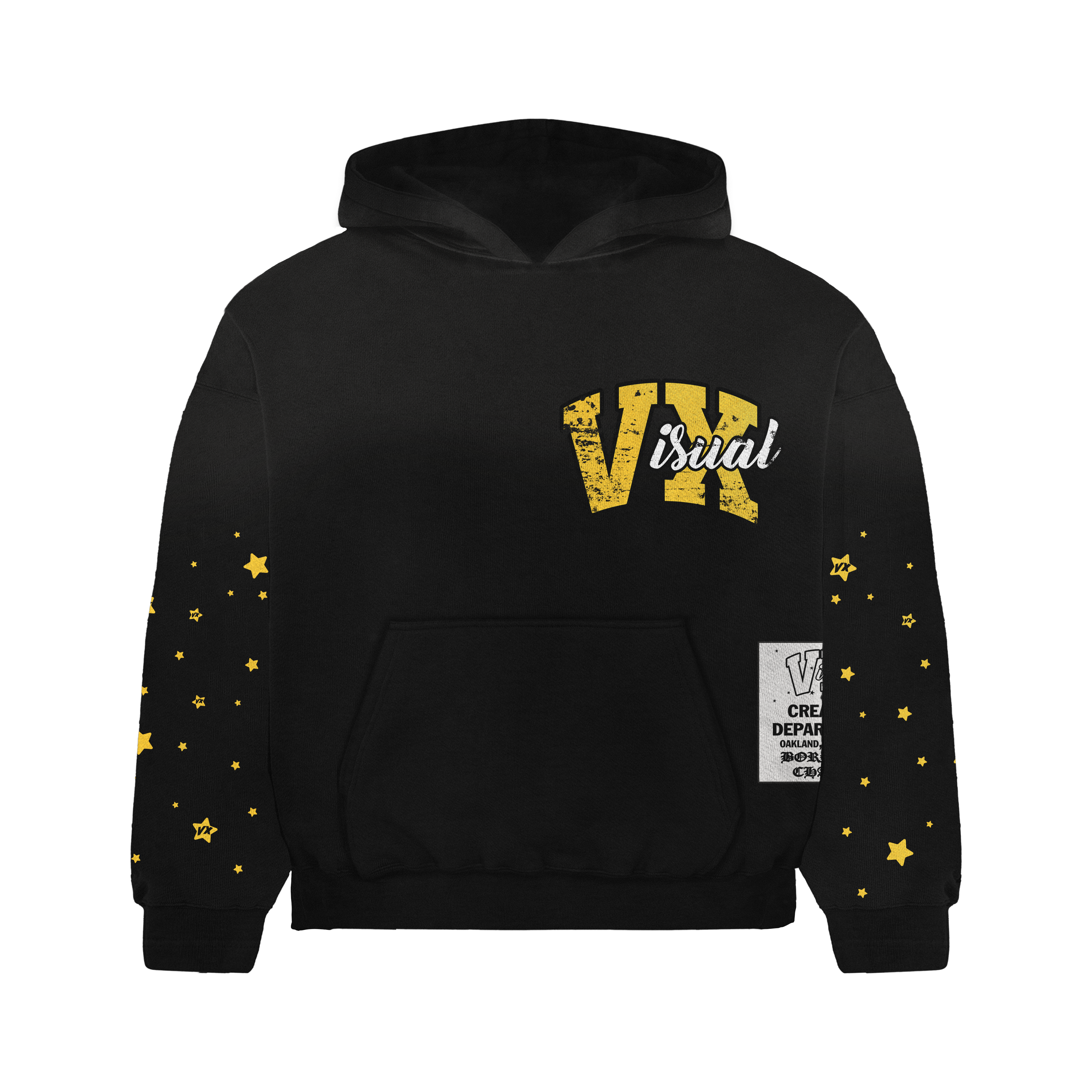 BRODWAY YELLOW STARS HOODIE