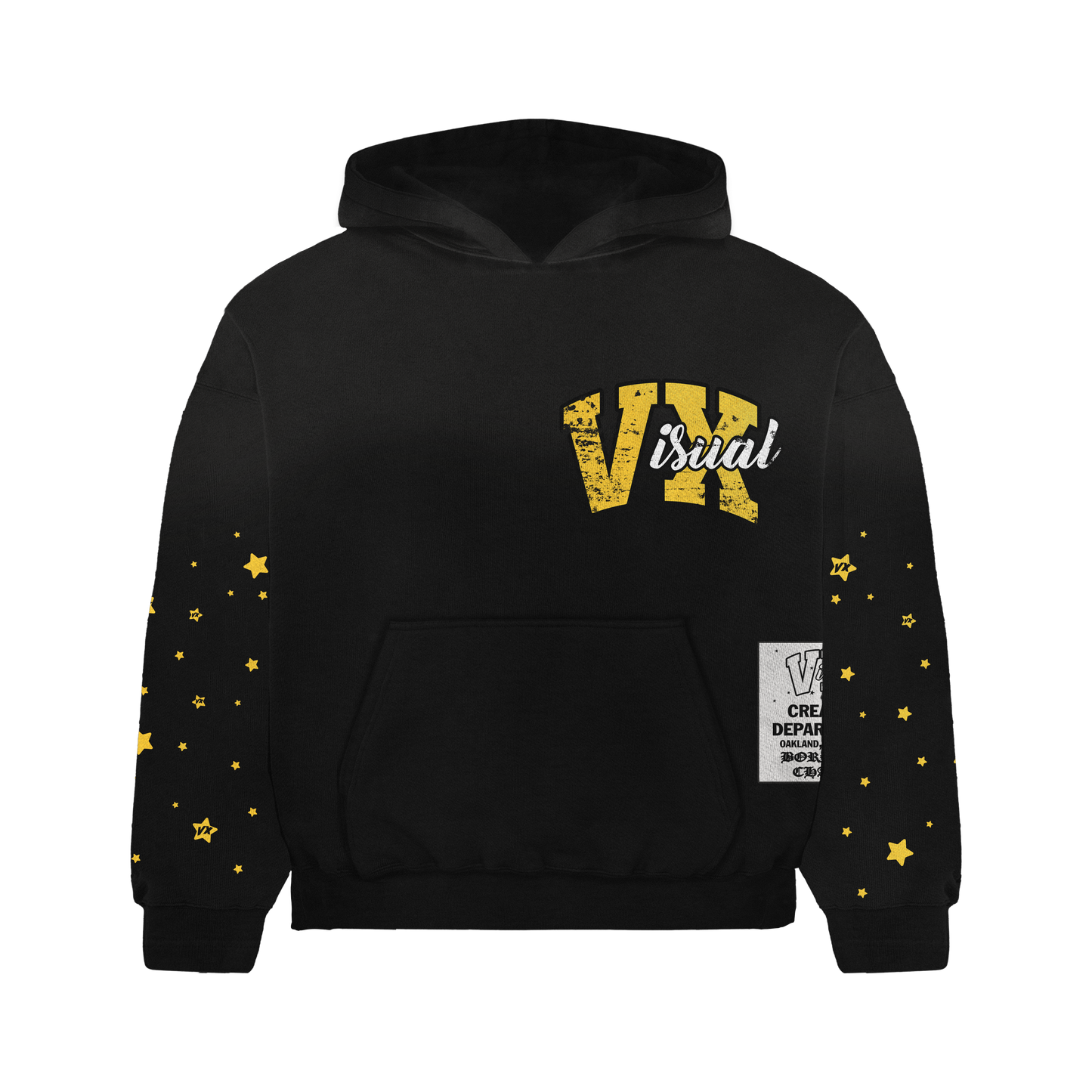 BRODWAY YELLOW STARS HOODIE