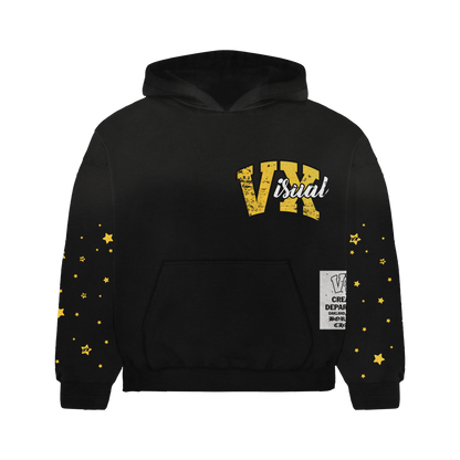 BRODWAY YELLOW STARS HOODIE