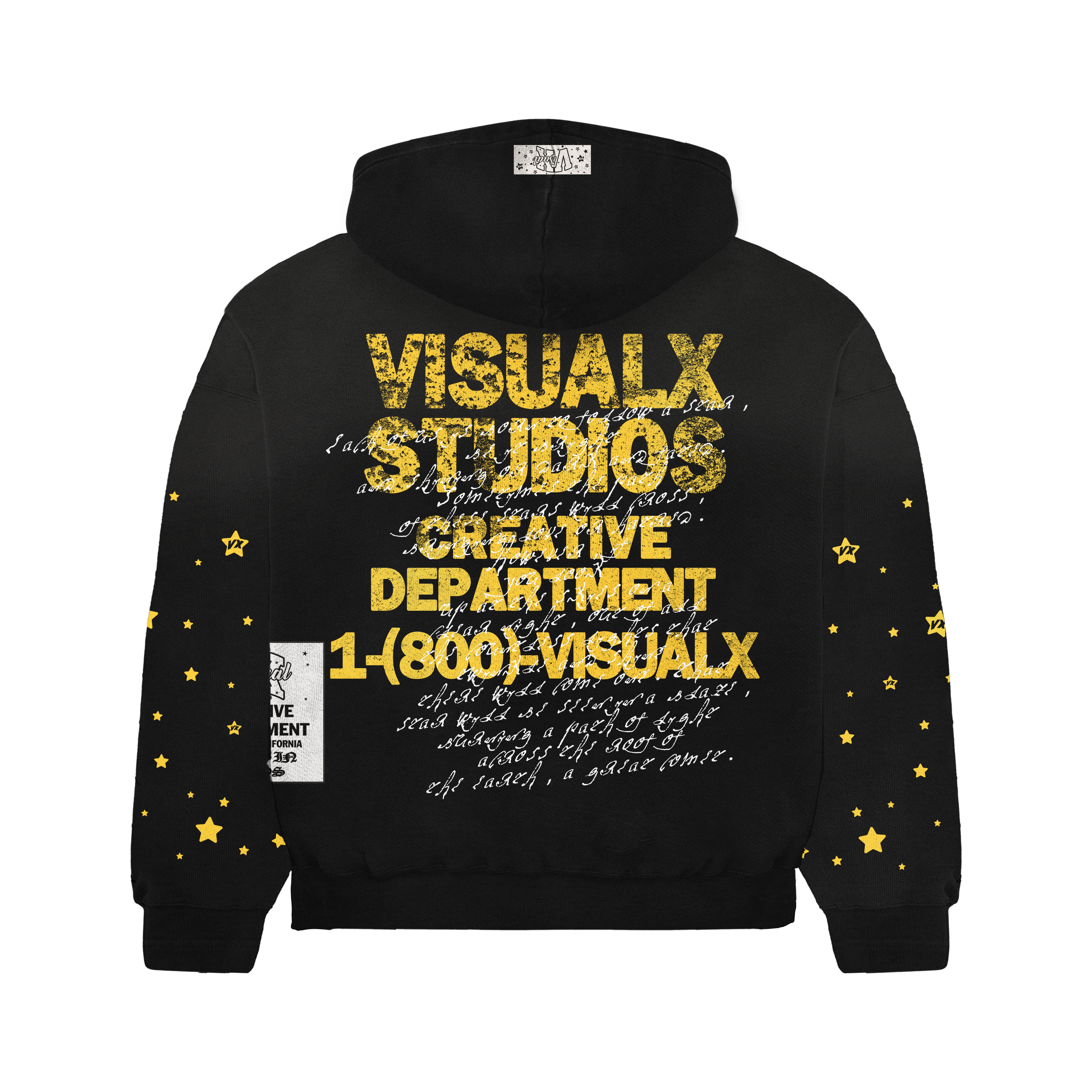 BRODWAY YELLOW STARS HOODIE