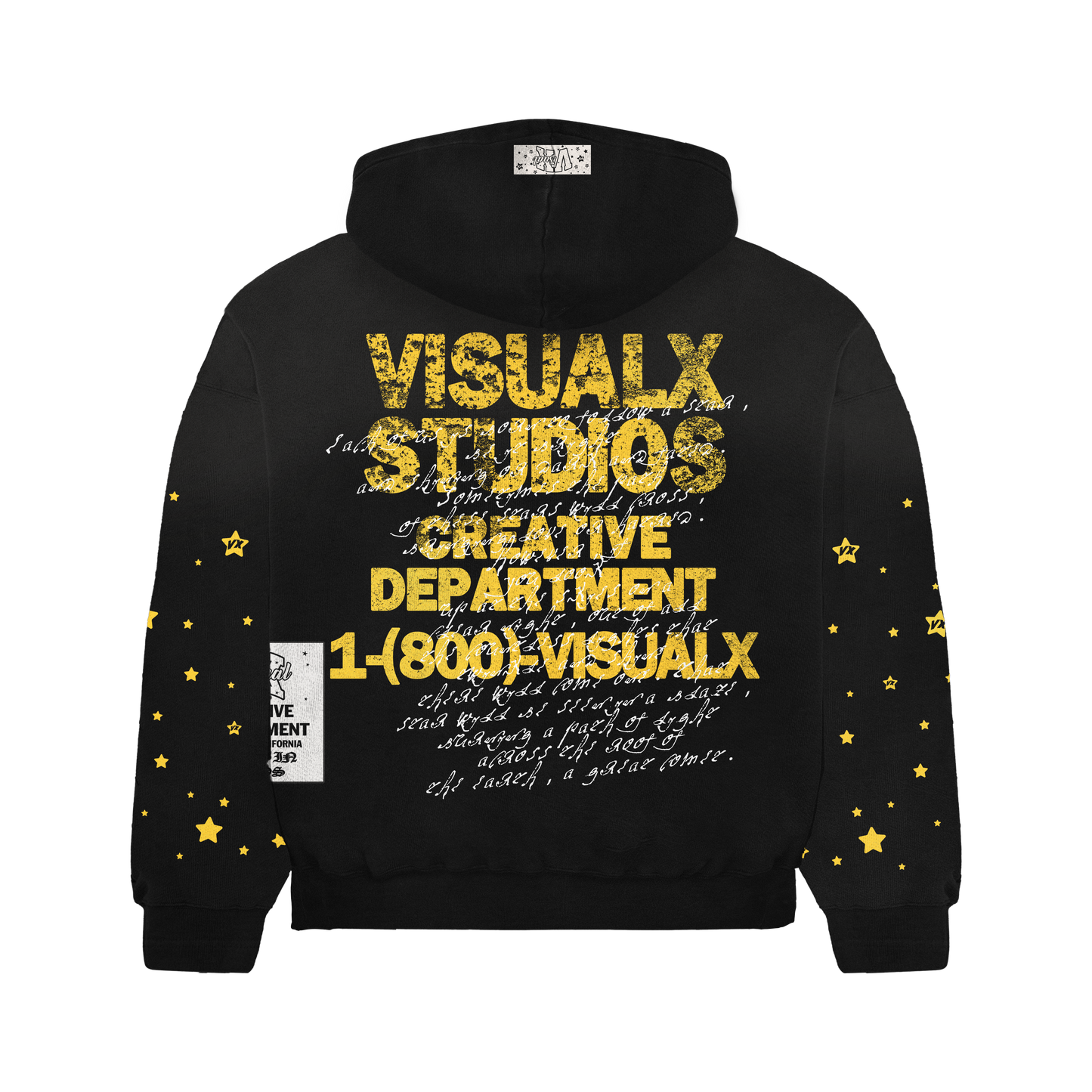 BRODWAY YELLOW STARS HOODIE