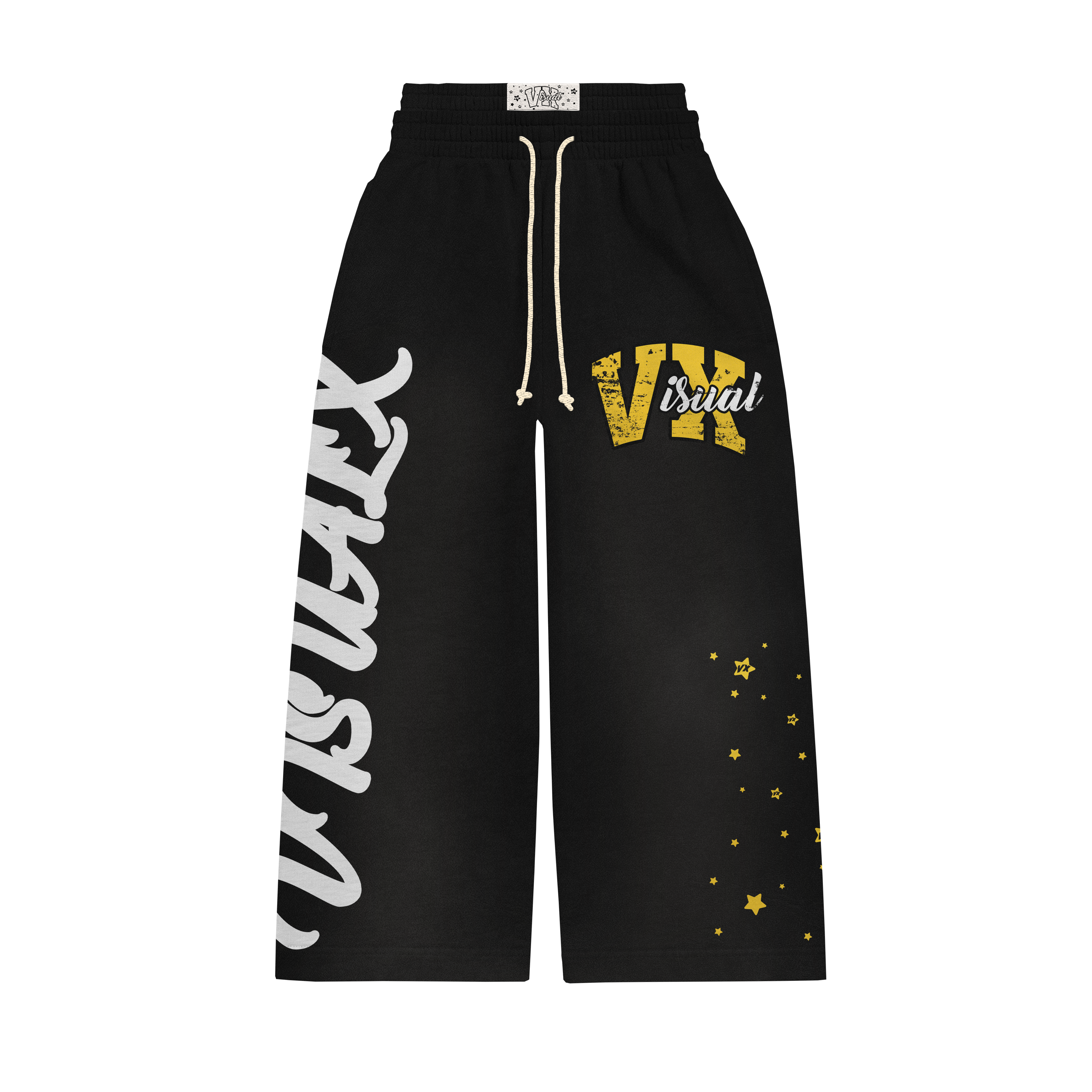 BRODWAY YELLOW STARS SWEATPANTS