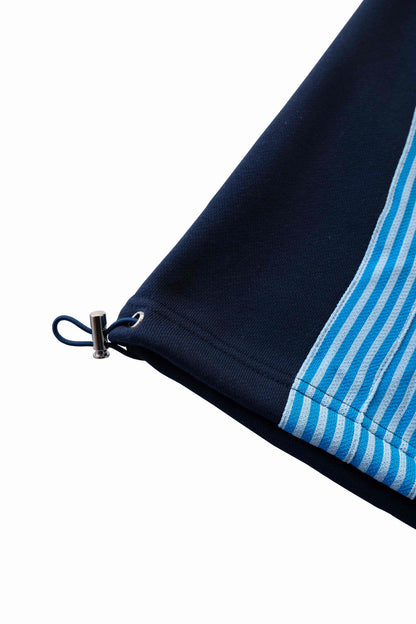 BERRY BLUE STRIPED FLOW SWEATPANTS