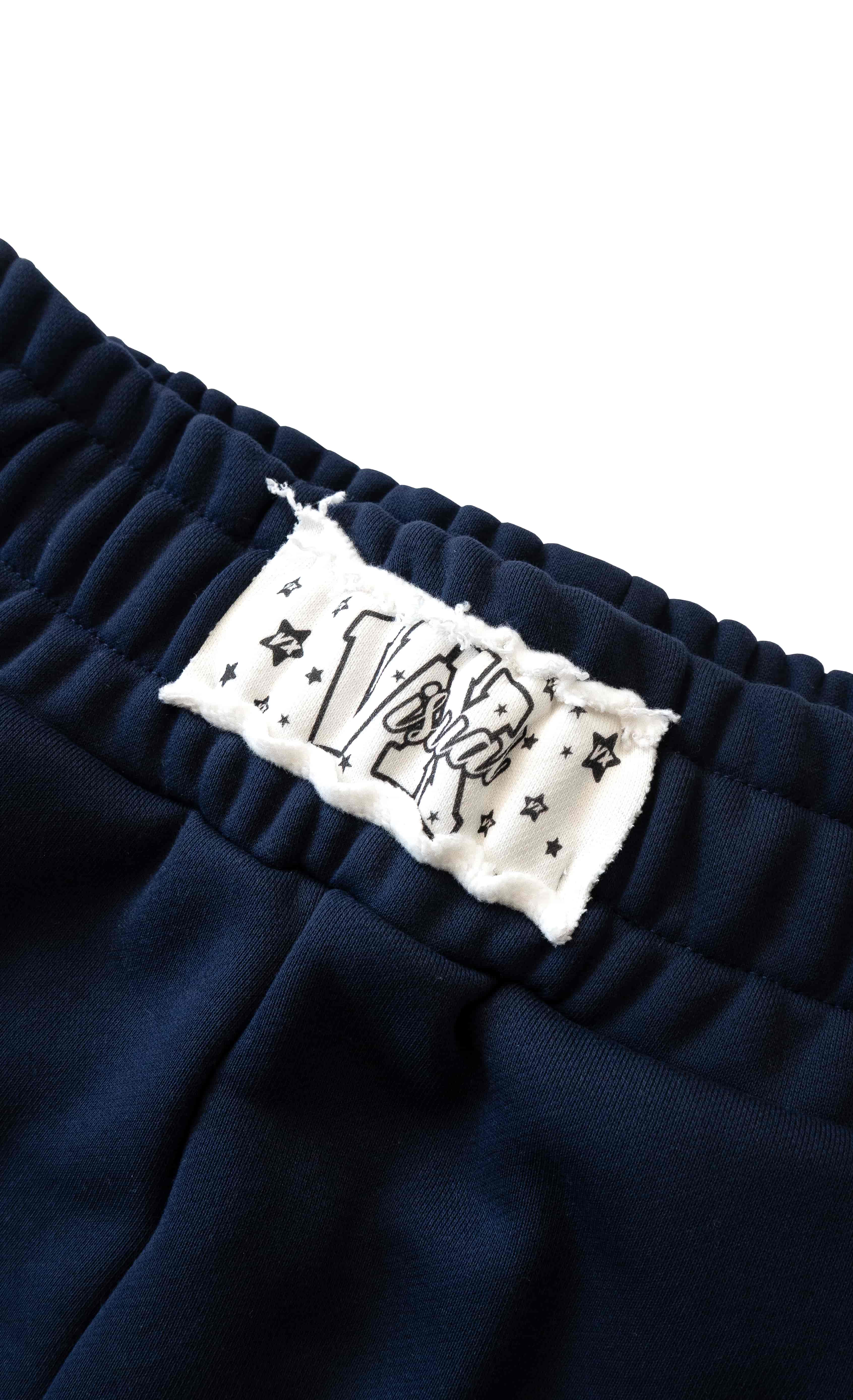 BERRY BLUE STRIPED FLOW SWEATPANTS